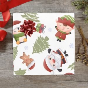 Christmas Wrapping Paper | Holiday Gift Wrap | Team Santa 58" x 23" (1–5 Rolls)