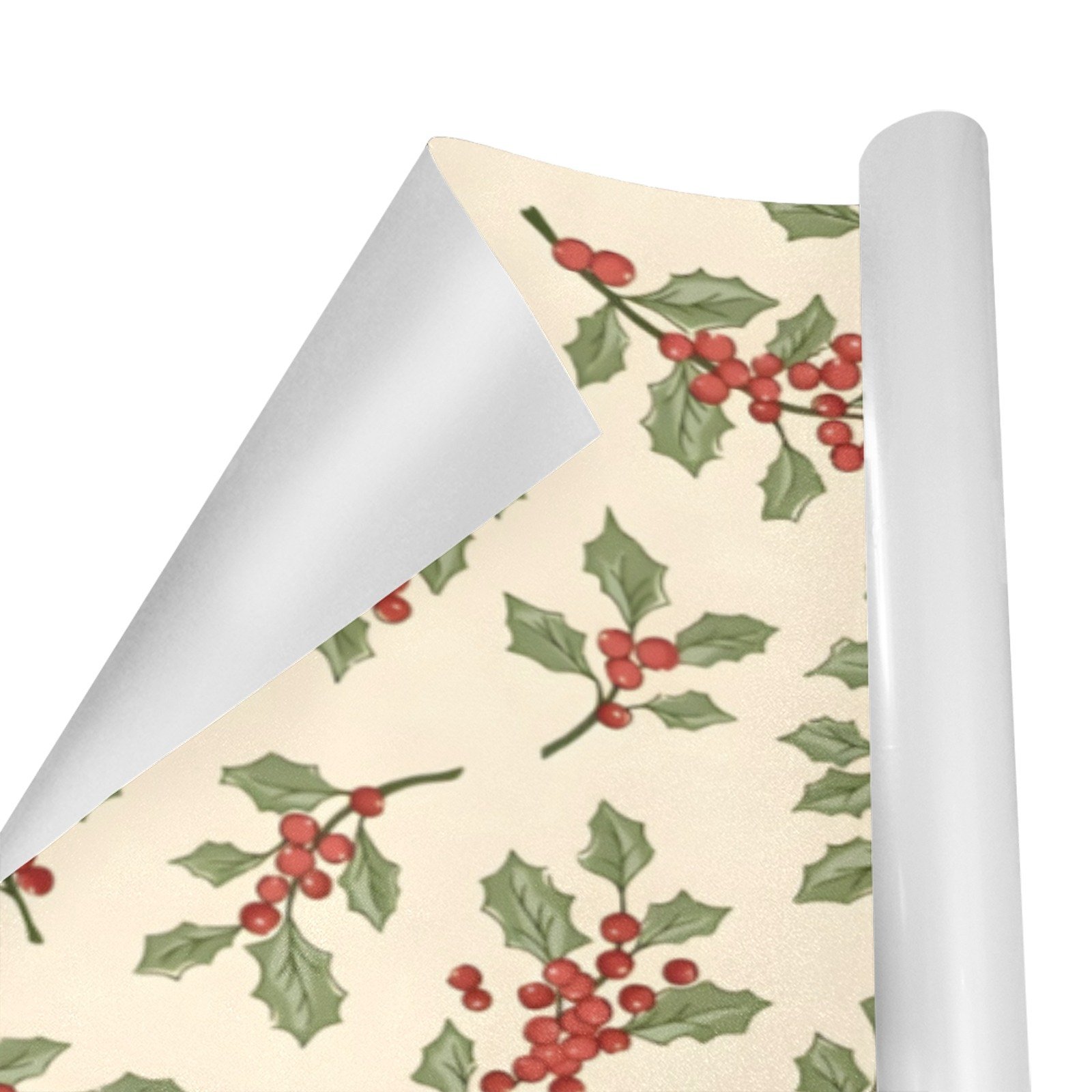 Christmas Wrapping Paper | Holiday Gift Wrap | Berries 58" x 23" (1–5 Rolls) - Image 2