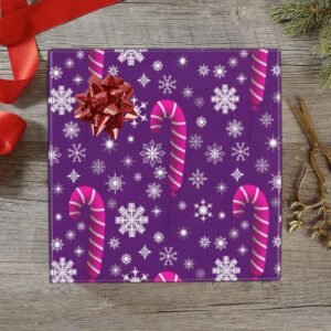 Christmas Wrapping Paper | Holiday Gift Wrap | Balloon Canes 58" x 23" (1–5 Rolls)