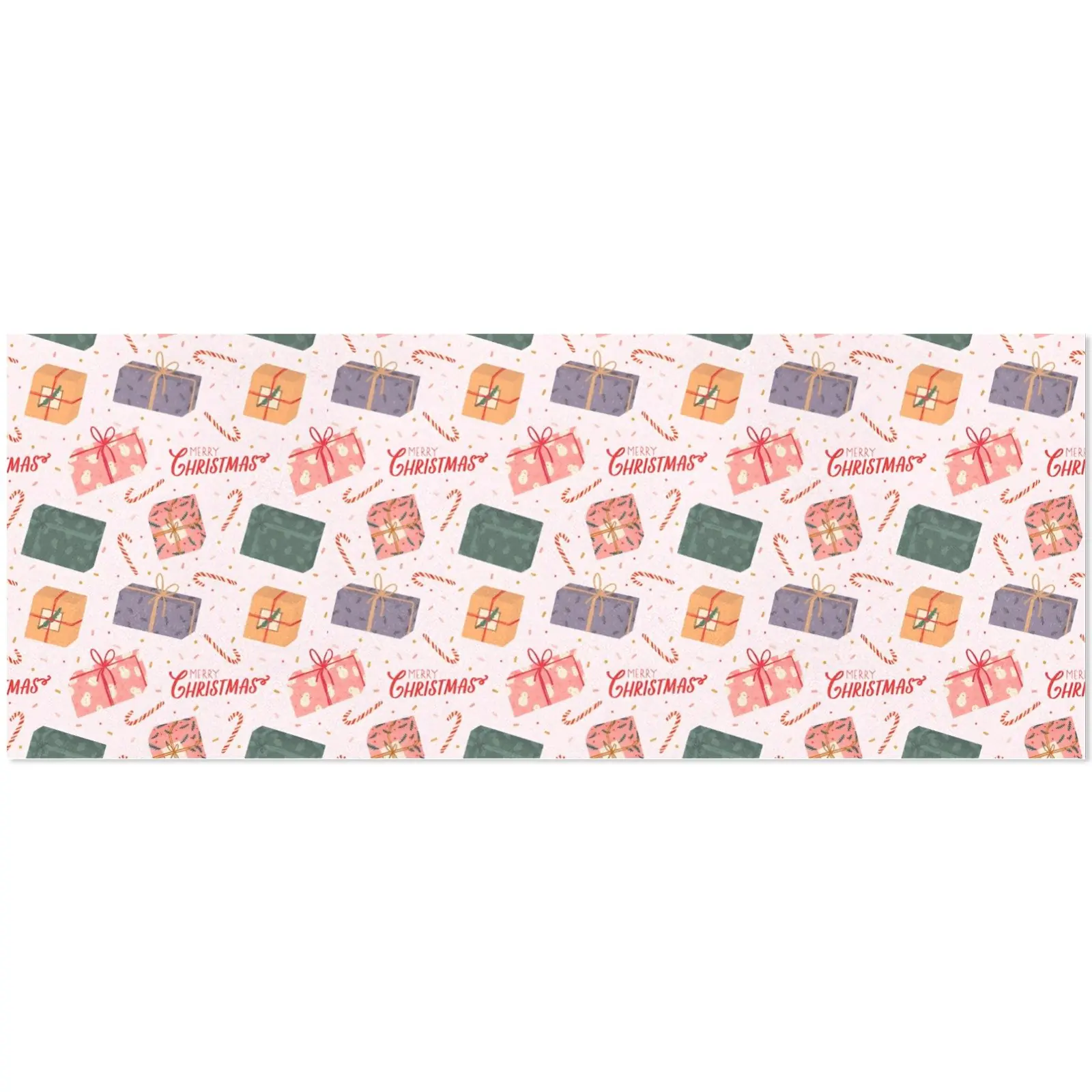 Christmas Wrapping Paper | Holiday Gift Wrap | Merry Gifts 58" x 23" (1–5 Rolls) - Image 4