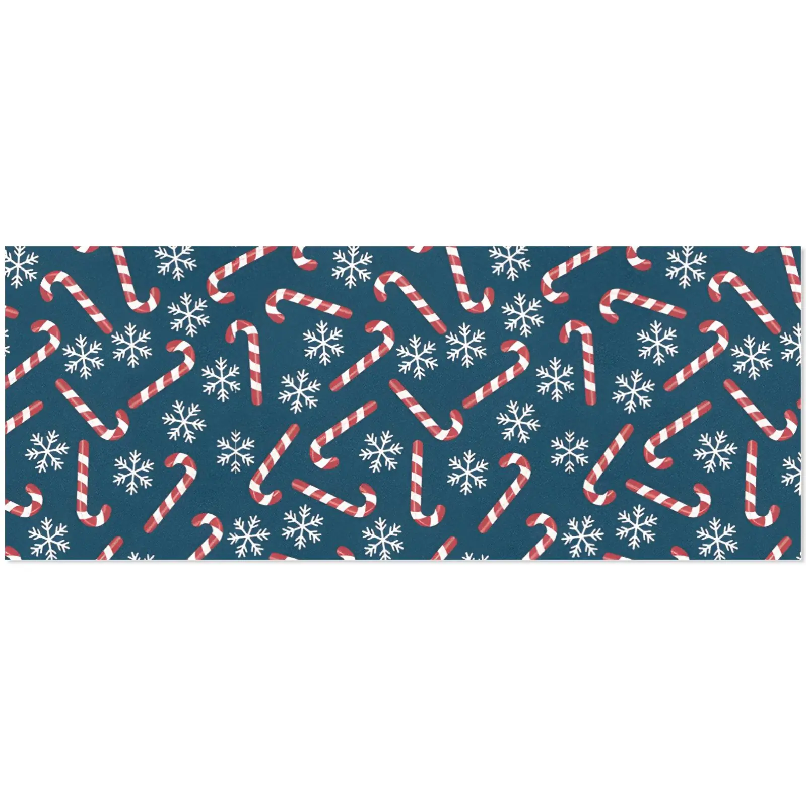 Wrapping
  Paper Gift Wrap – Blue Canes and Flakes – 1, 2, 3, 4 or 5 Rolls - Image 4