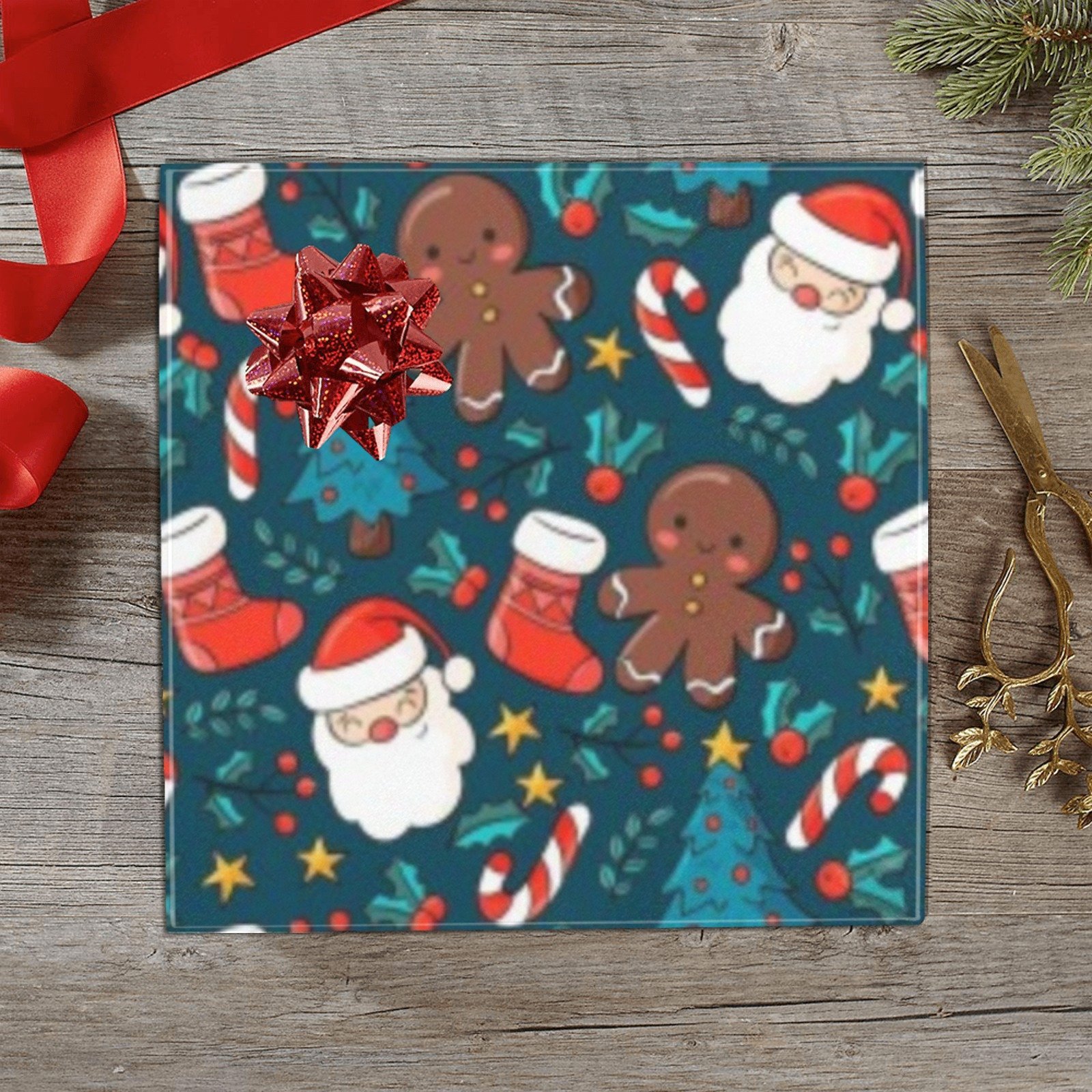 Wrapping
Paper Gift Wrap – Green Candy – 1, 2, 3, 4 or 5 Rolls