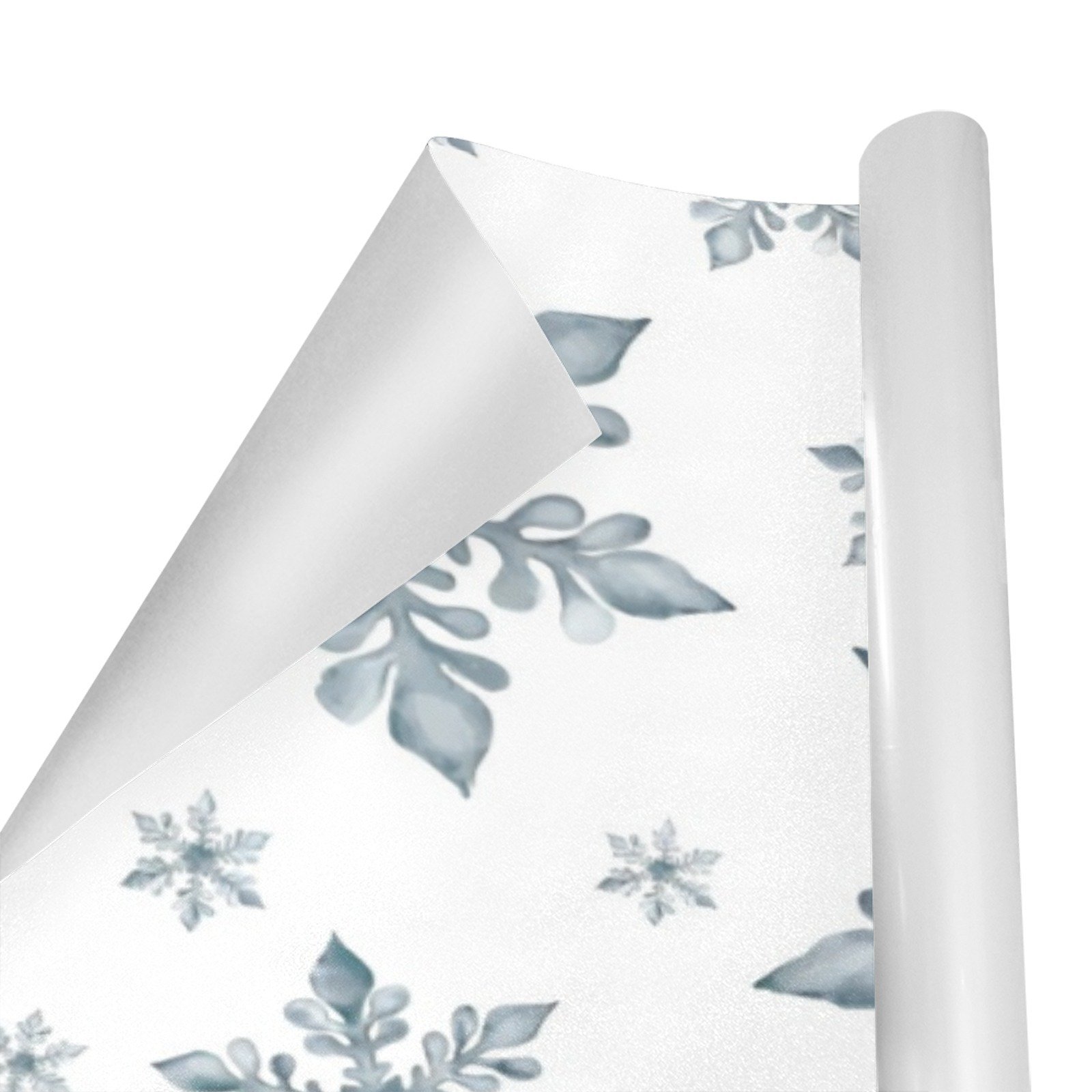Christmas Wrapping Paper | Holiday Gift Wrap | Stencil Flakes 58" x 23" (1–5 Rolls) - Image 2