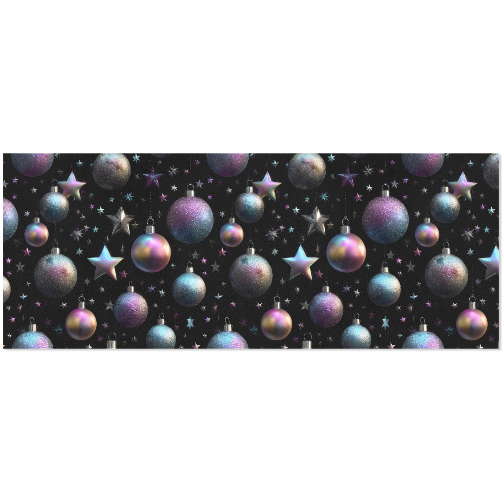 Christmas Wrapping Paper | Holiday Gift Wrap | Ornament Galaxy 58" x 23" (1–5 Rolls) - Image 4