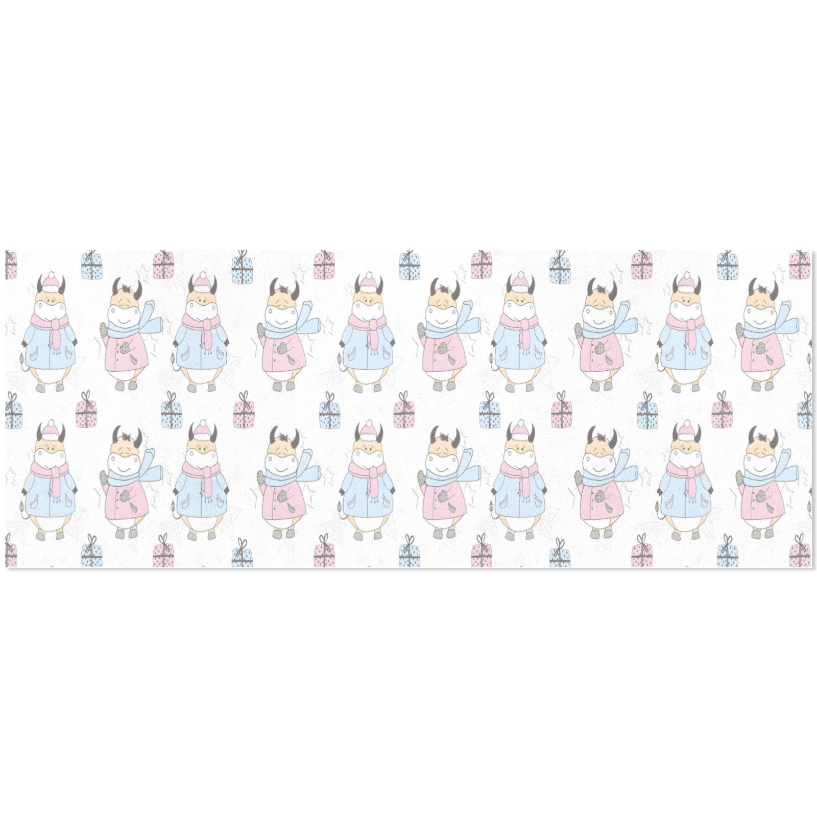 Wrapping
Paper Gift Wrap – Christmas Bulls – 1, 2, 3, 4 or 5 Rolls - Image 5