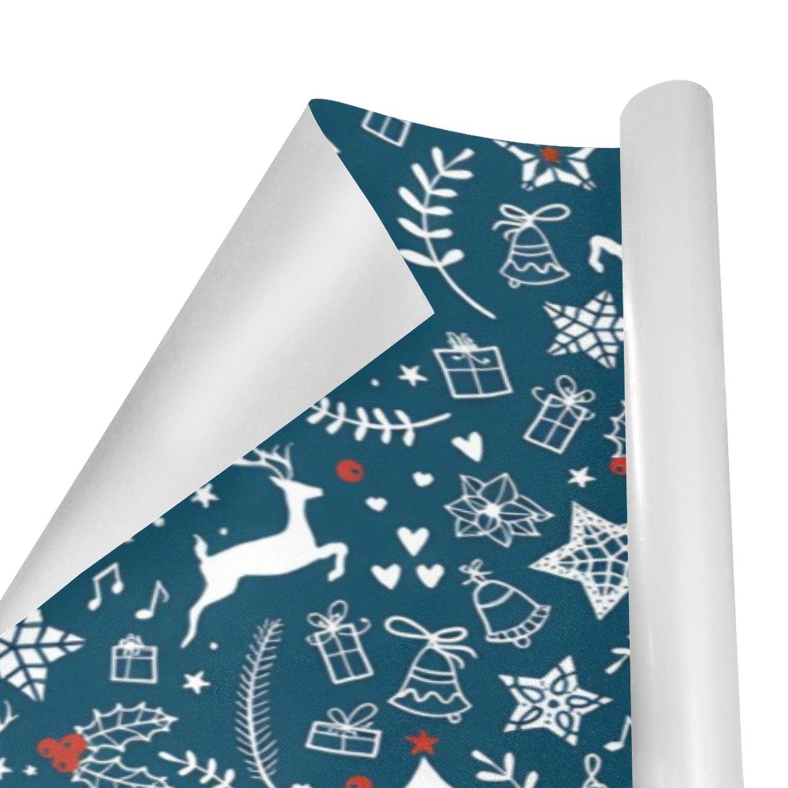 Christmas Wrapping Paper | Holiday Gift Wrap | Red Deer 58" x 23" (1–5 Rolls) - Image 2