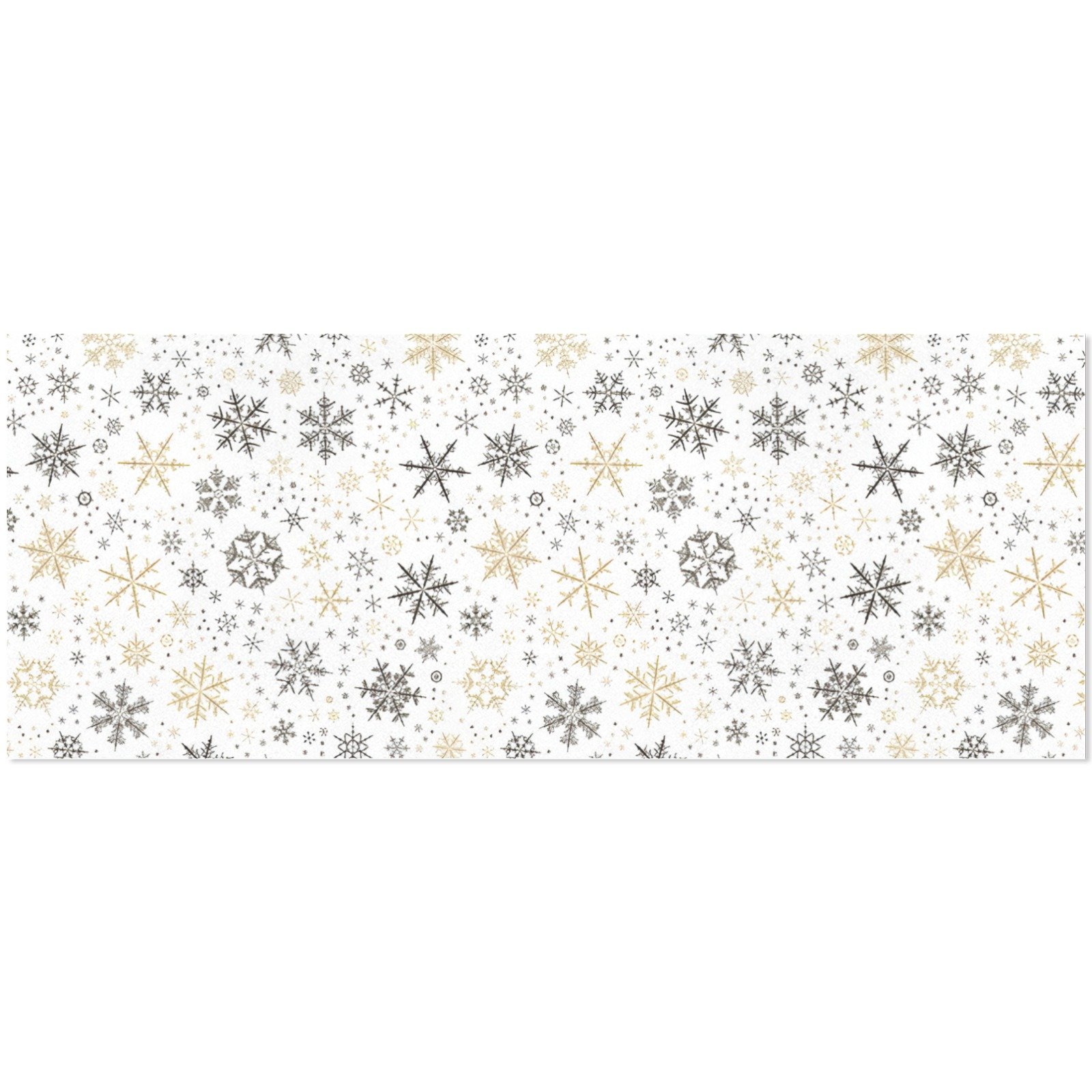 Wrapping
Paper Gift Wrap – Brown Gold Snowflakes – 1, 2, 3, 4 or 5 Rolls - Image 5