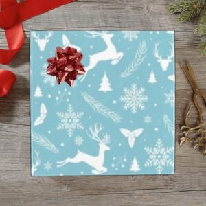 Wrapping
Paper Gift Wrap – Blue Reindeer – 1, 2, 3, 4 or 5 Rolls