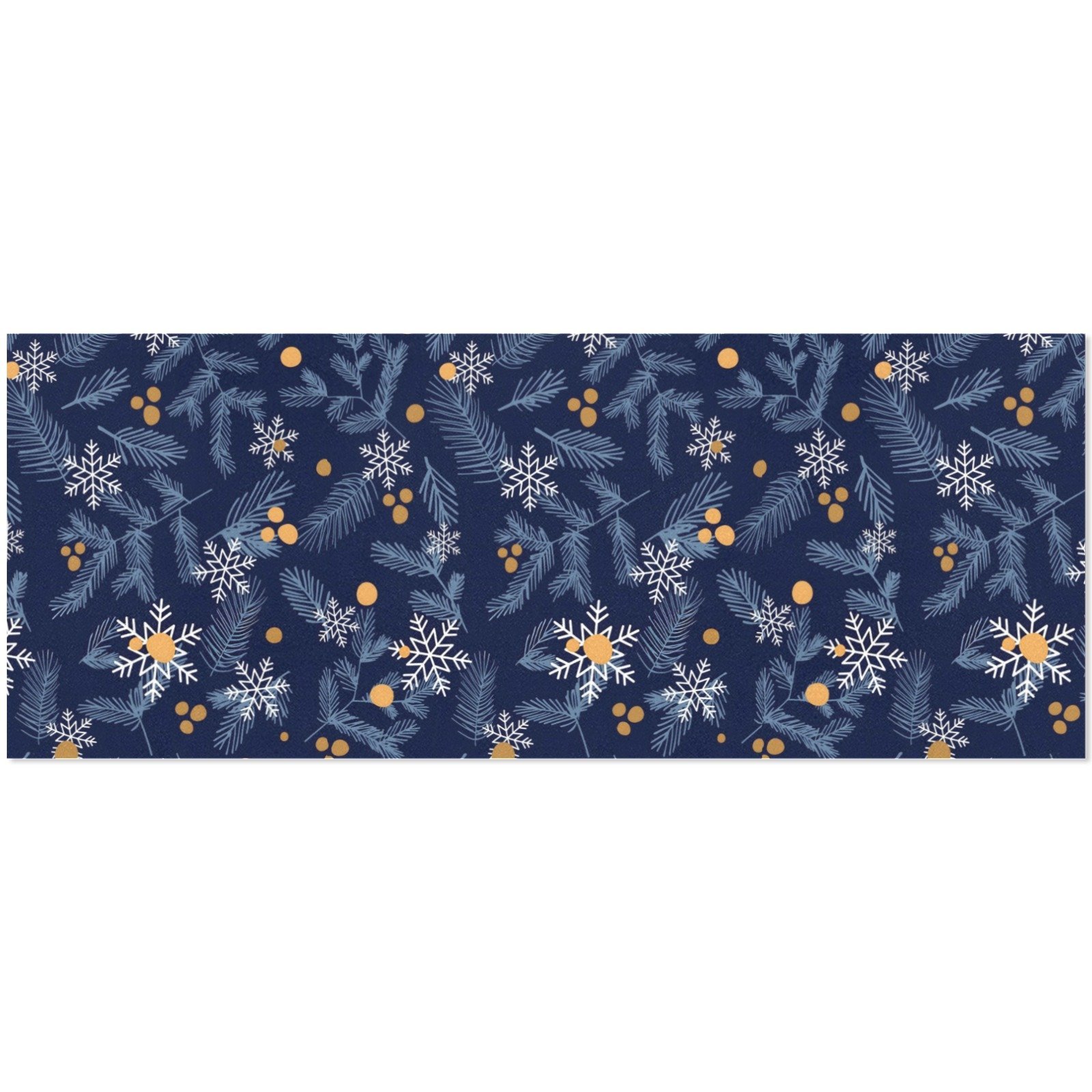 Christmas Wrapping Paper | Holiday Gift Wrap | Navy Pines 58" x 23" (1–5 Rolls) - Image 4
