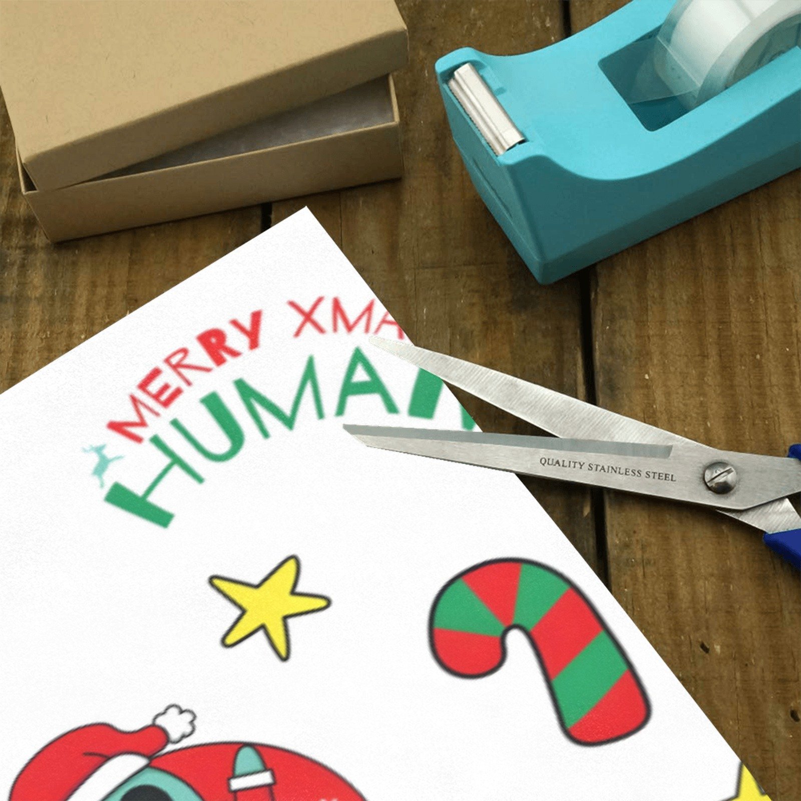 Wrapping
Paper Gift Wrap – Alien Christmas – 1, 2, 3, 4 or 5 Rolls - Image 4