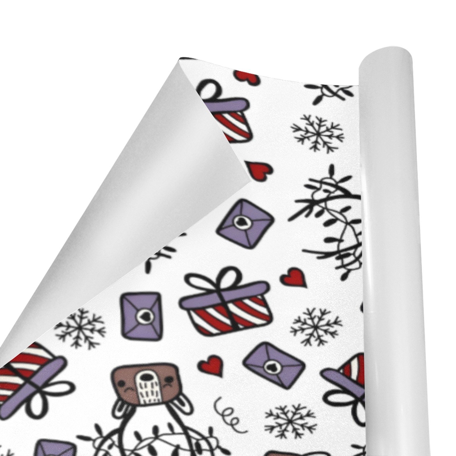 Christmas Wrapping Paper | Holiday Gift Wrap | Letters 58" x 23" (1–5 Rolls) - Image 2