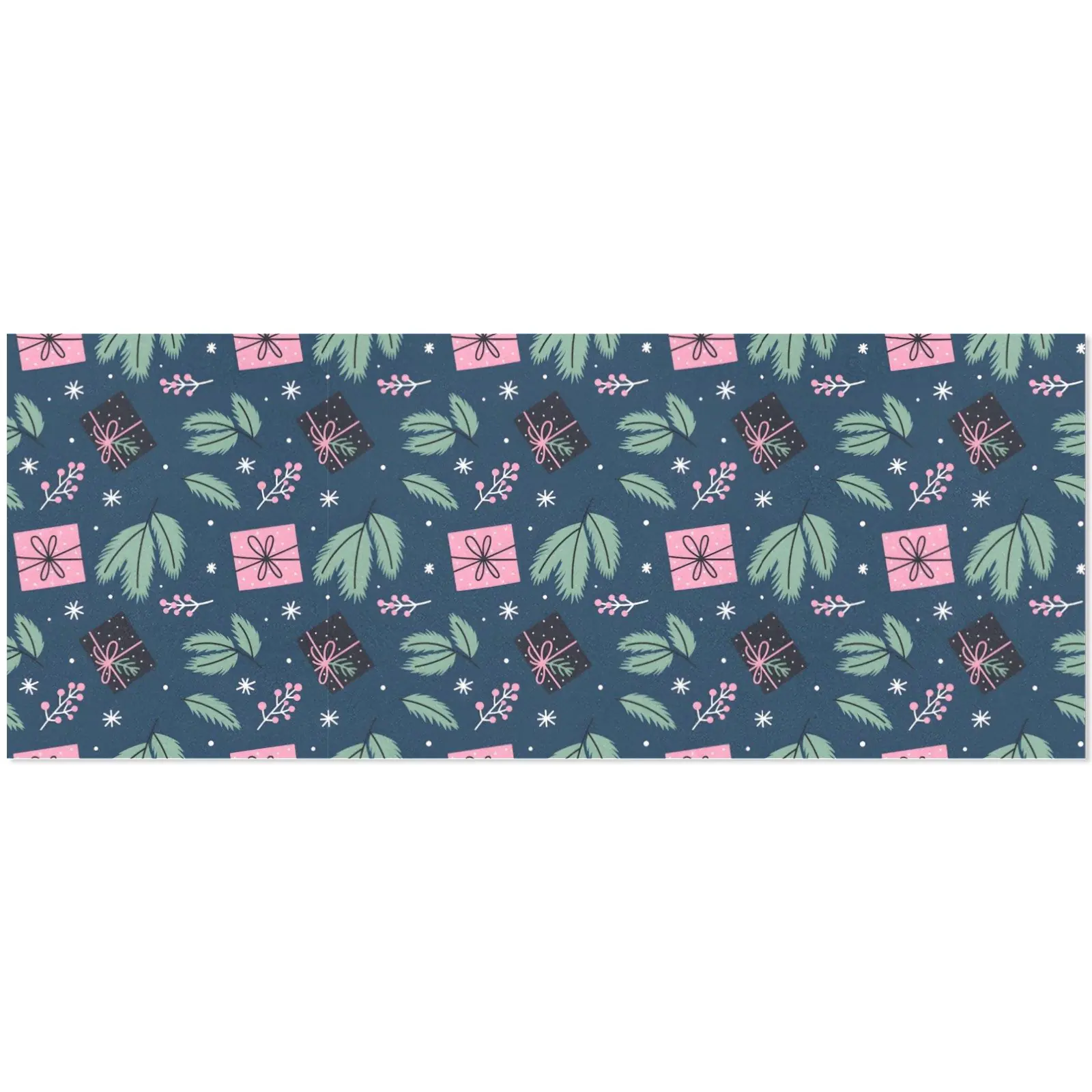 Christmas Wrapping Paper | Holiday Gift Wrap | Pink Gifts 58" x 23" (1–5 Rolls) - Image 4