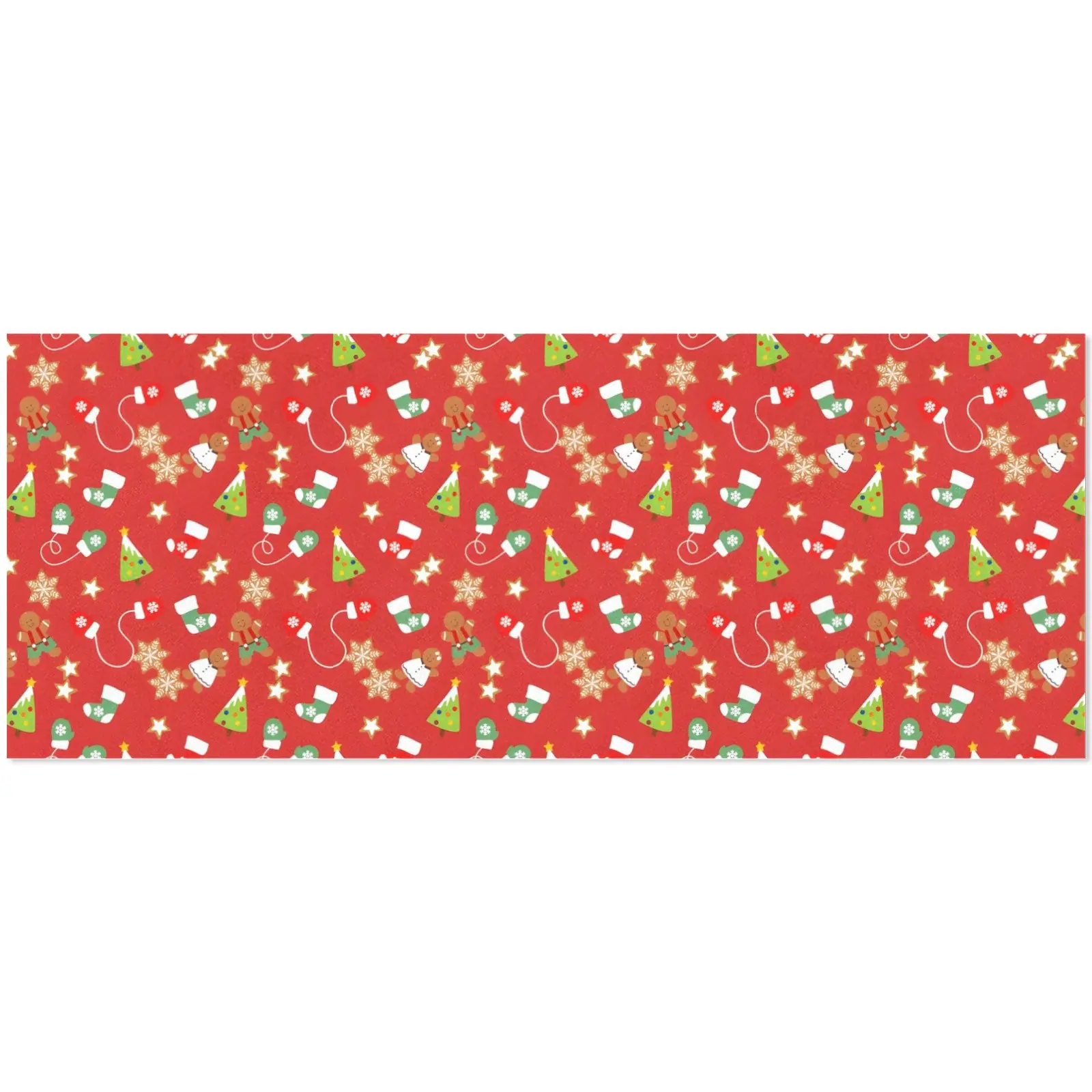 Christmas Wrapping Paper | Holiday Gift Wrap | Green Socks 58" x 23" (1–5 Rolls) - Image 4