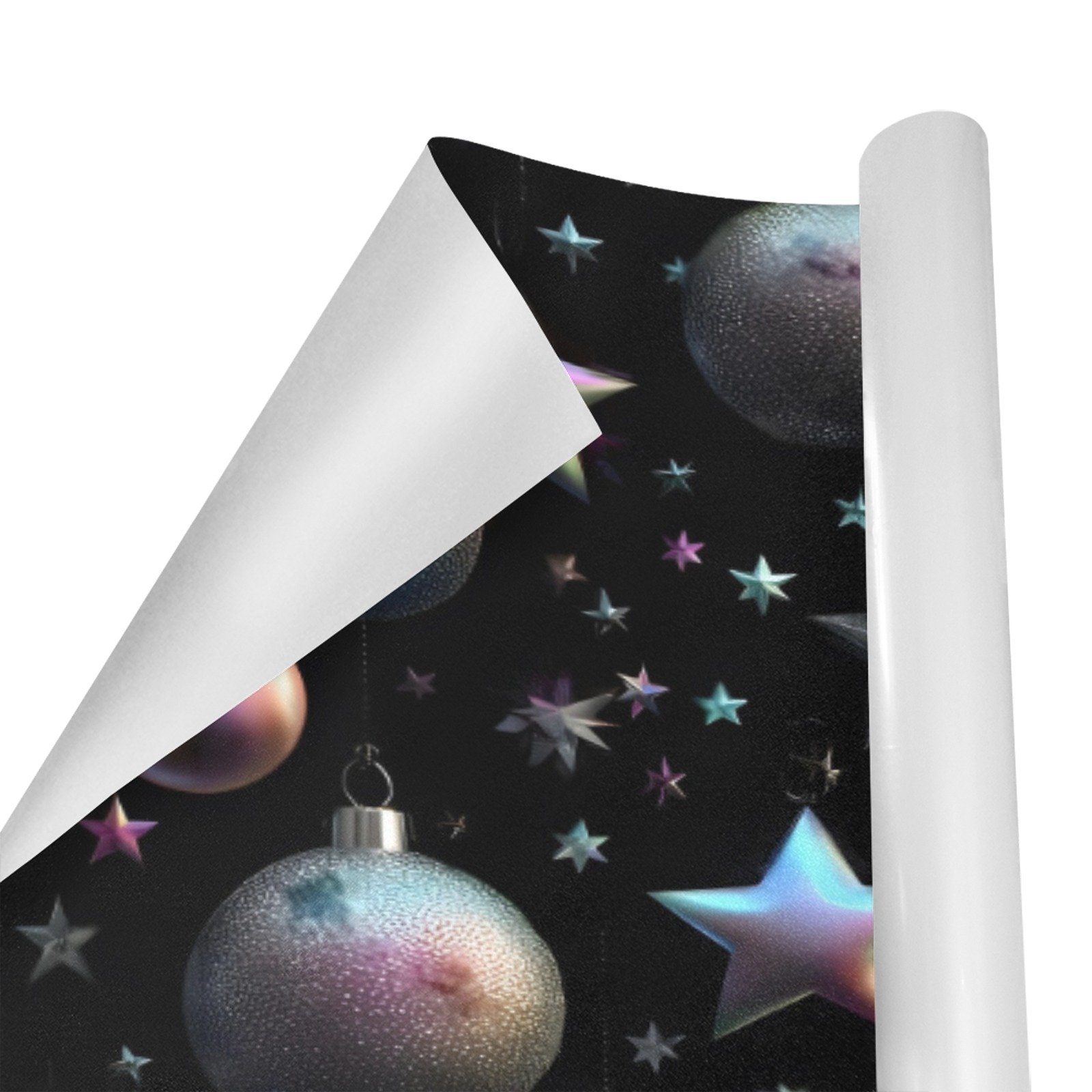 Christmas Wrapping Paper | Holiday Gift Wrap | Ornament Galaxy 58" x 23" (1–5 Rolls) - Image 2