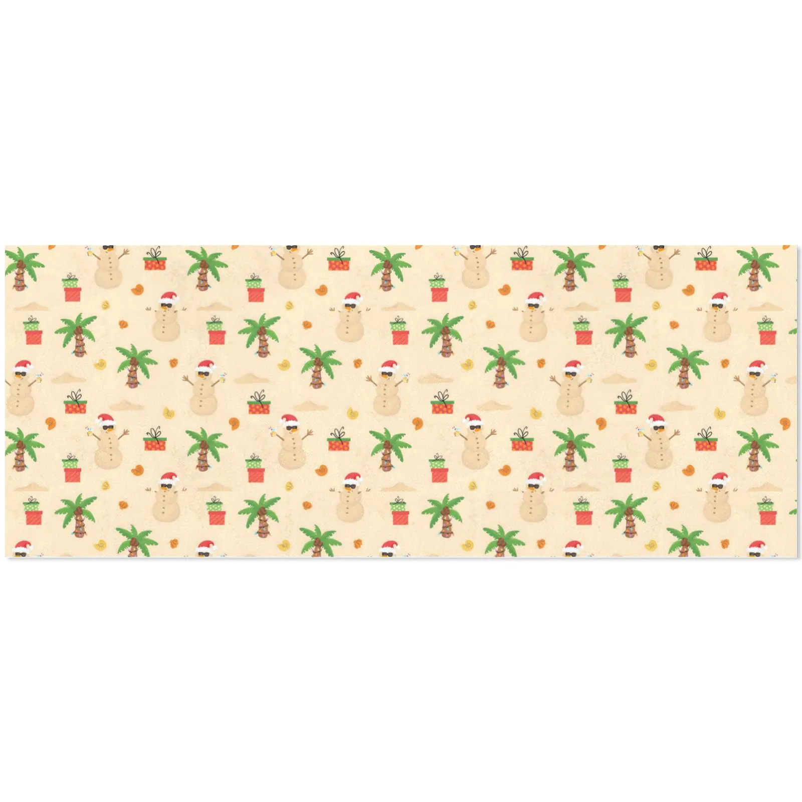 Christmas Wrapping Paper | Holiday Gift Wrap | Miami 58" x 23" (1–5 Rolls) - Image 4