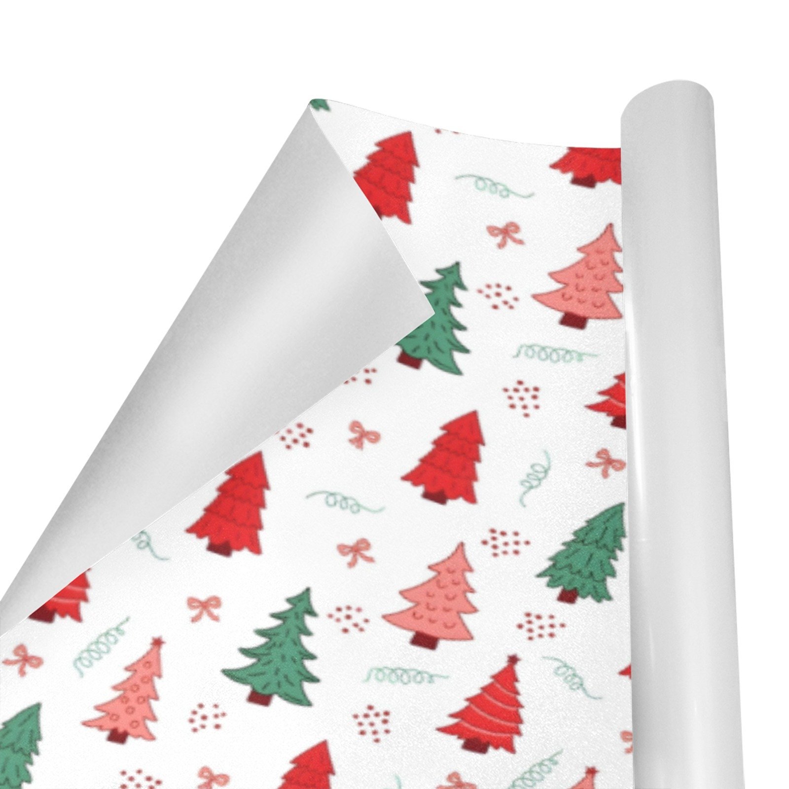 Christmas Wrapping Paper | Holiday Gift Wrap | Trees Bows 58" x 23" (1–5 Rolls) - Image 2