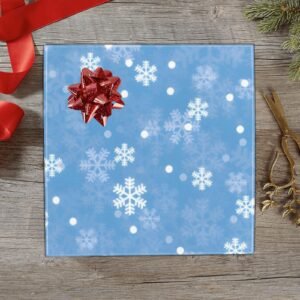 Christmas Wrapping Paper | Holiday Gift Wrap | Powder 58" x 23" (1–5 Rolls)