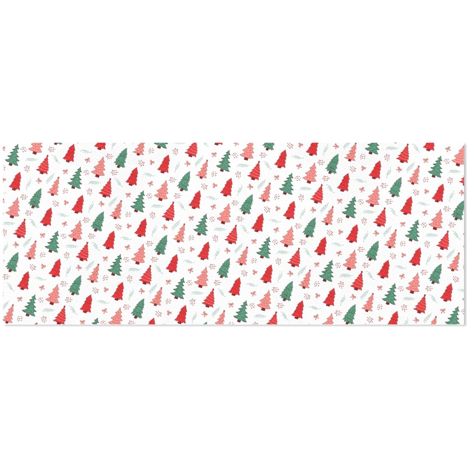 Christmas Wrapping Paper | Holiday Gift Wrap | Trees Bows 58" x 23" (1–5 Rolls) - Image 4