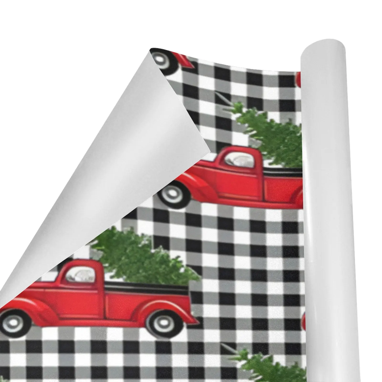 Wrapping
Paper Gift Wrap – Plaid Christmas Truck – 1, 2, 3, 4 or 5 Rolls - Image 2