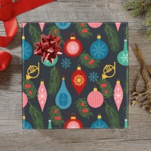 Christmas Wrapping Paper | Holiday Gift Wrap | French Horn 58" x 23" (1–5 Rolls)