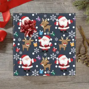Christmas Wrapping Paper | Holiday Gift Wrap | Red Nose 58" x 23" (1–5 Rolls)