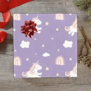 Wrapping
Paper Gift Wrap – Purple Unicorns – 1, 2, 3, 4 or 5 Rolls