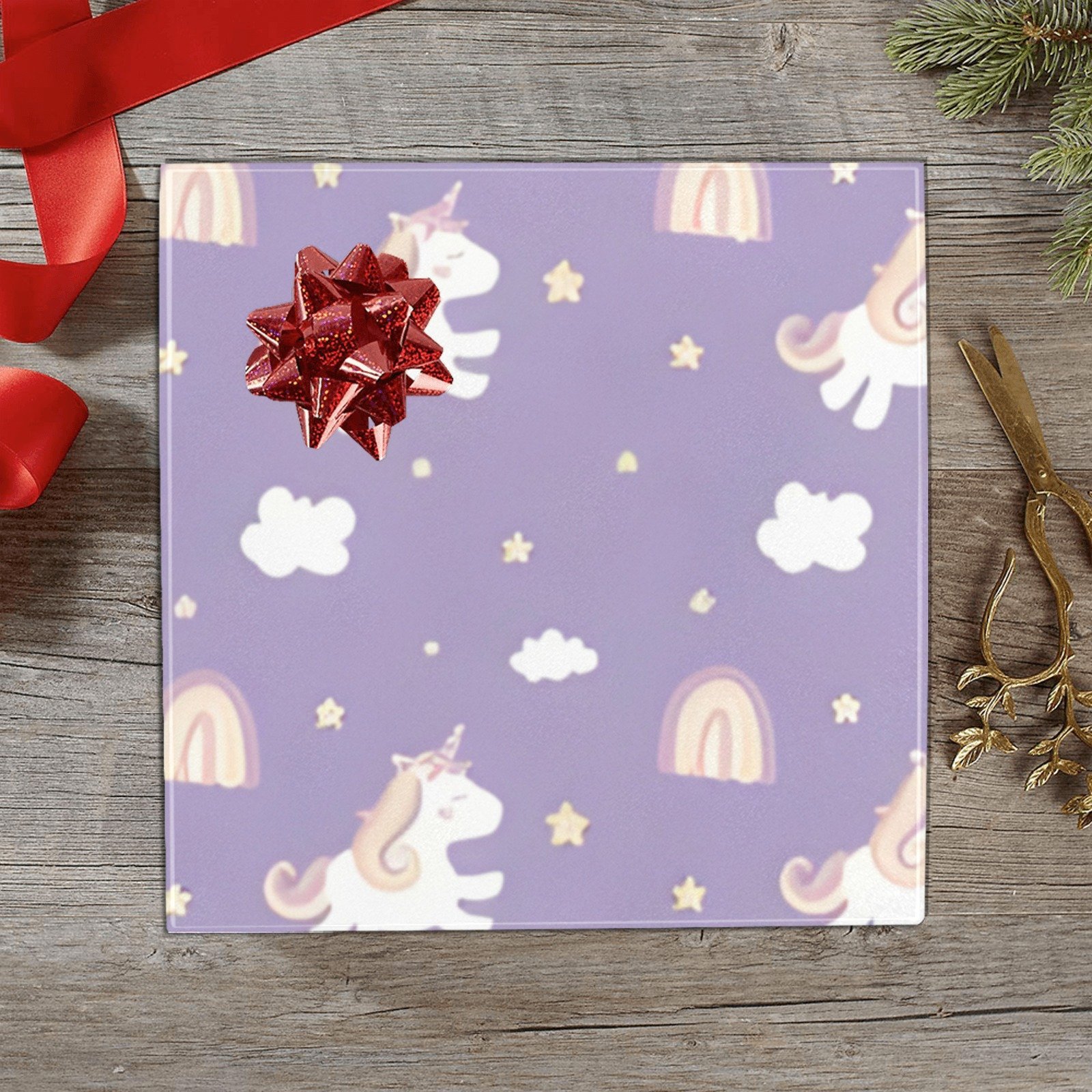 Wrapping
Paper Gift Wrap – Purple Unicorns – 1, 2, 3, 4 or 5 Rolls
