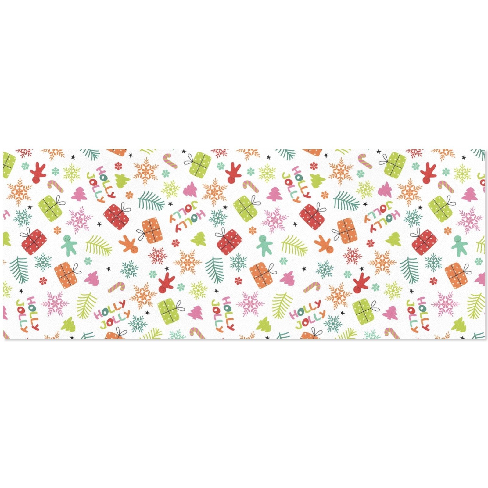 Christmas Wrapping Paper | Holiday Gift Wrap | Holly Jolly 58" x 23" (1–5 Rolls) - Image 4