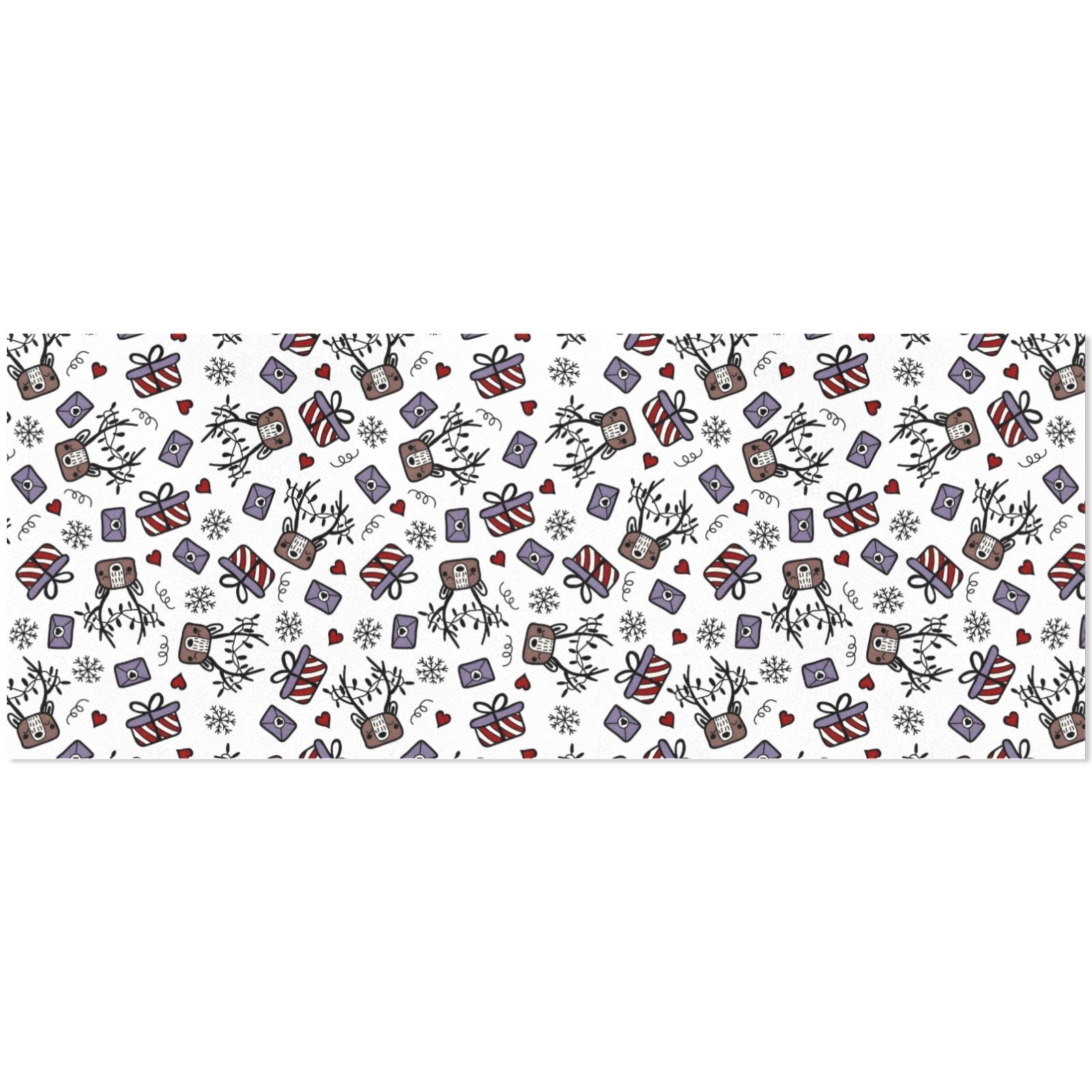 Christmas Wrapping Paper | Holiday Gift Wrap | Letters 58" x 23" (1–5 Rolls) - Image 4