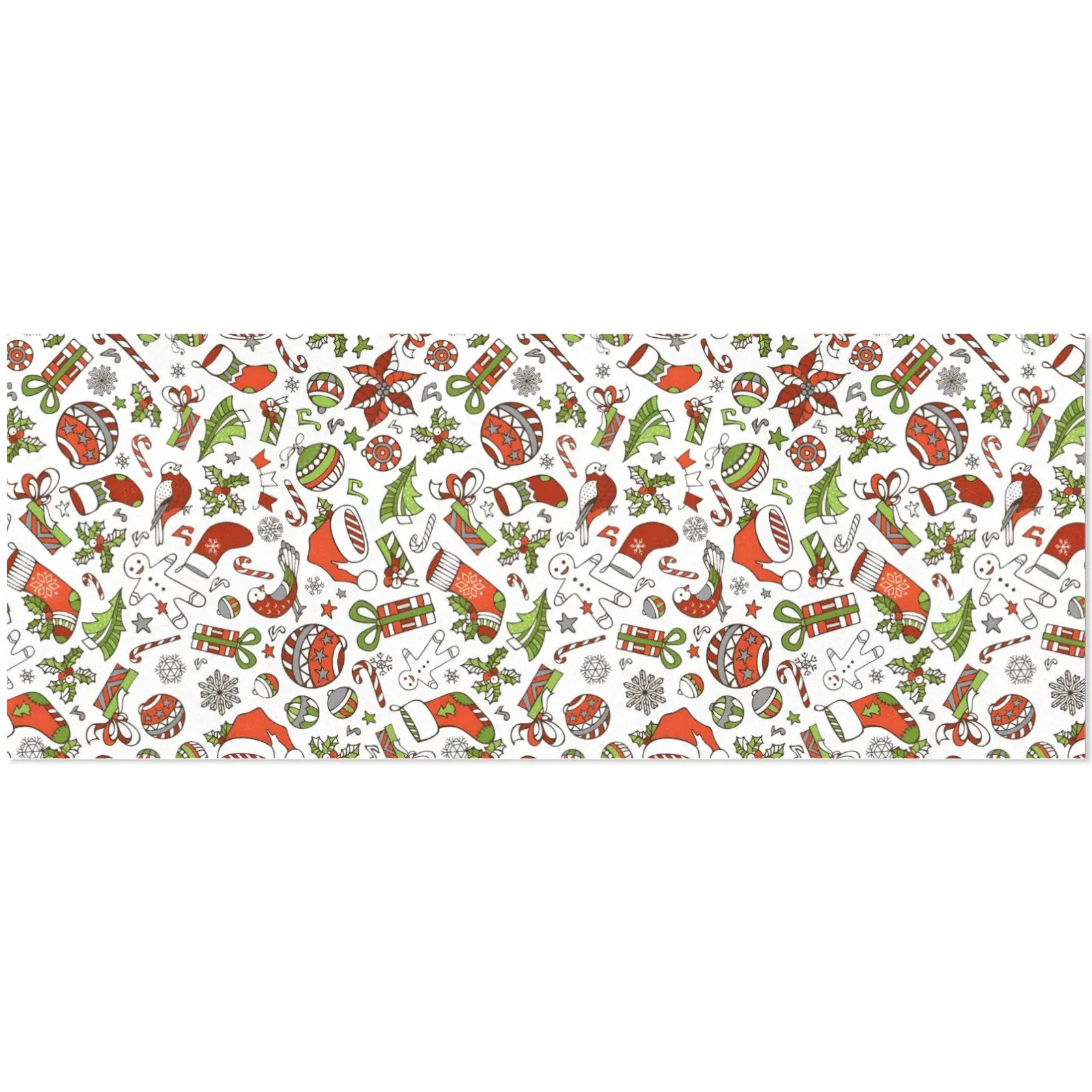 Christmas Wrapping Paper | Holiday Gift Wrap | Ginger Partridge 58" x 23" (1–5 Rolls) - Image 4
