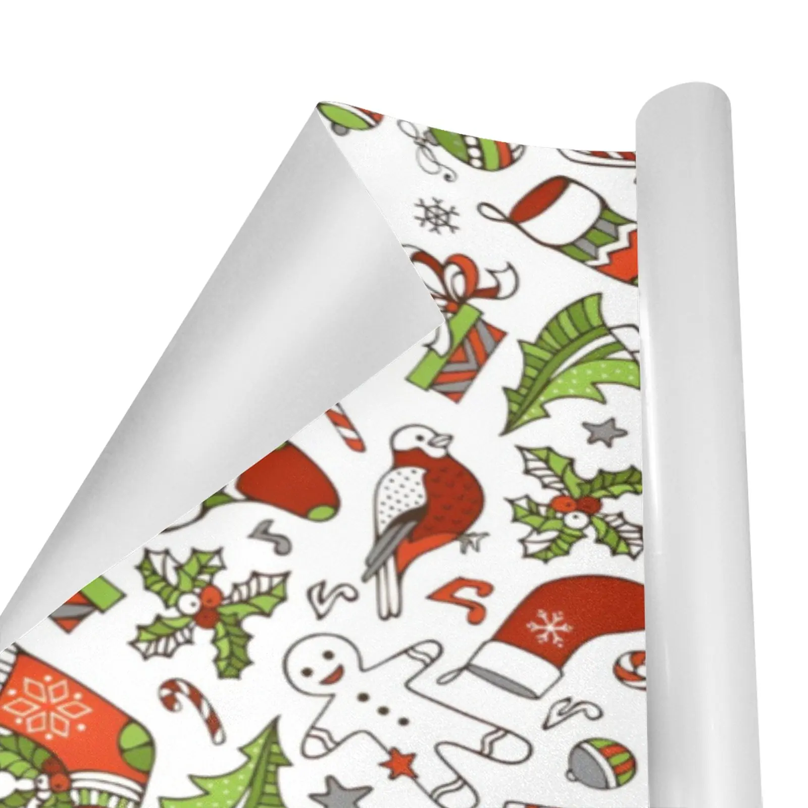 Christmas Wrapping Paper | Holiday Gift Wrap | Ginger Partridge 58" x 23" (1–5 Rolls) - Image 2