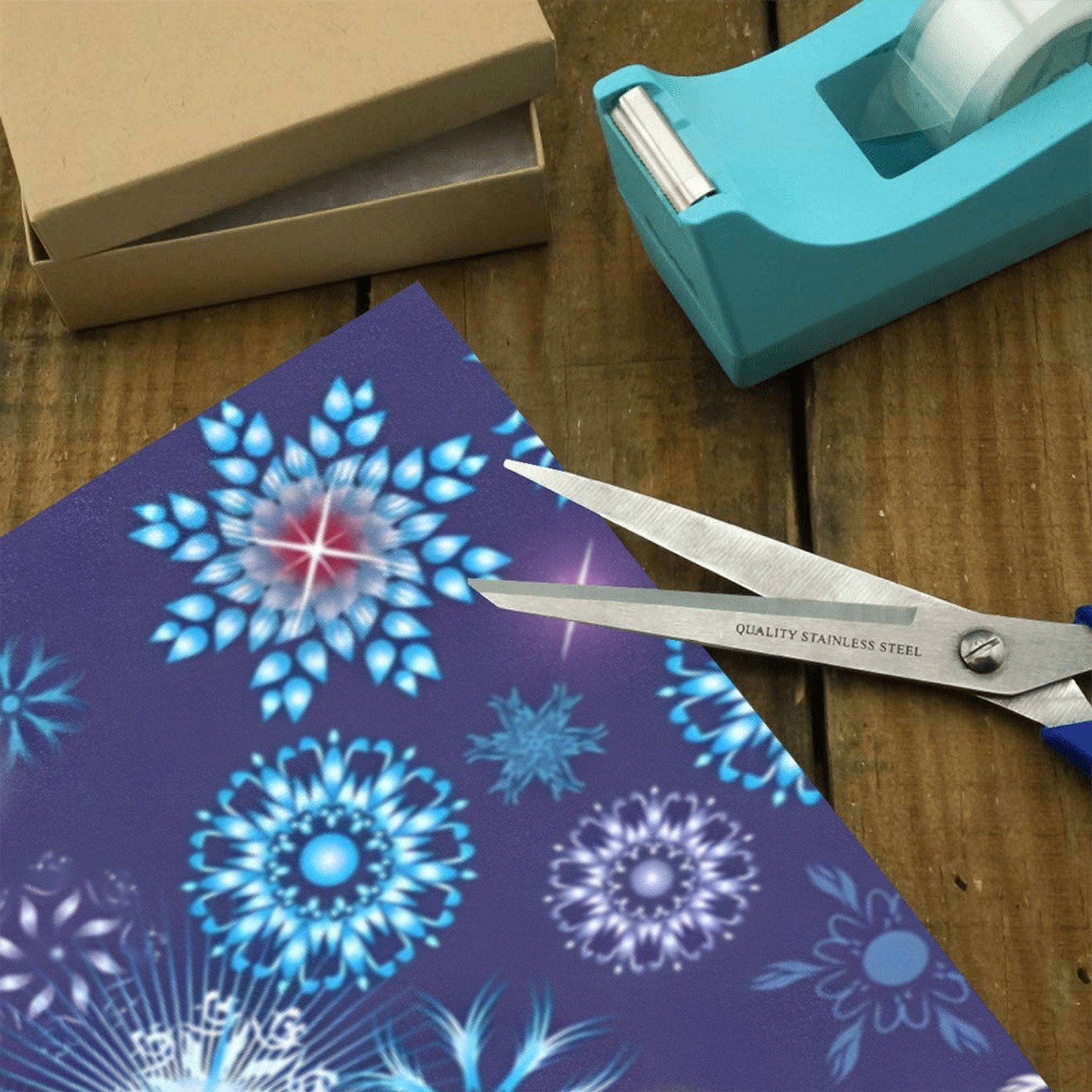 Christmas Wrapping Paper | Holiday Gift Wrap | Galactic 58" x 23" (1–5 Rolls) - Image 3