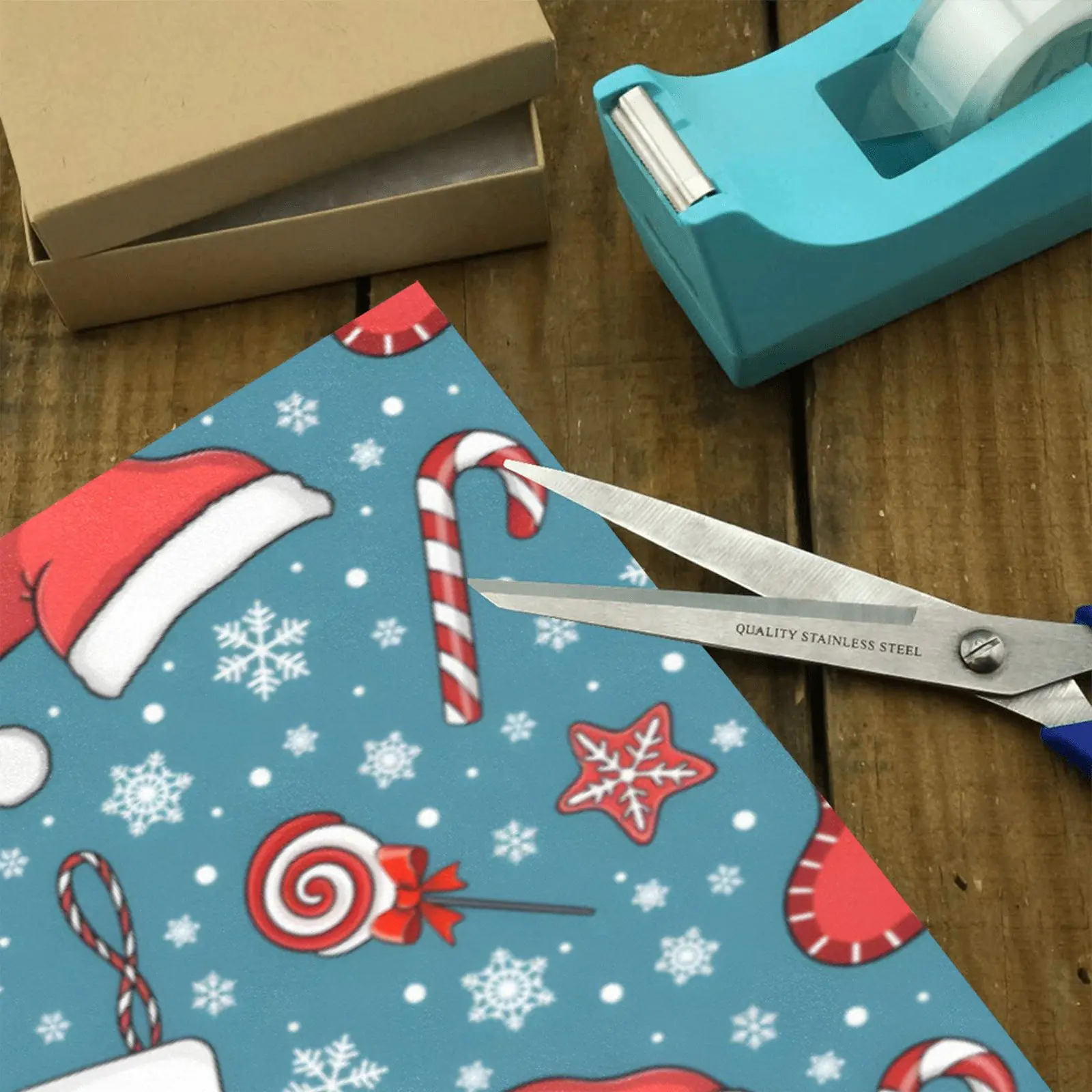Wrapping
Paper Gift Wrap – Vintage Christmas Hats – 1, 2, 3, 4 or 5 Rolls - Image 3