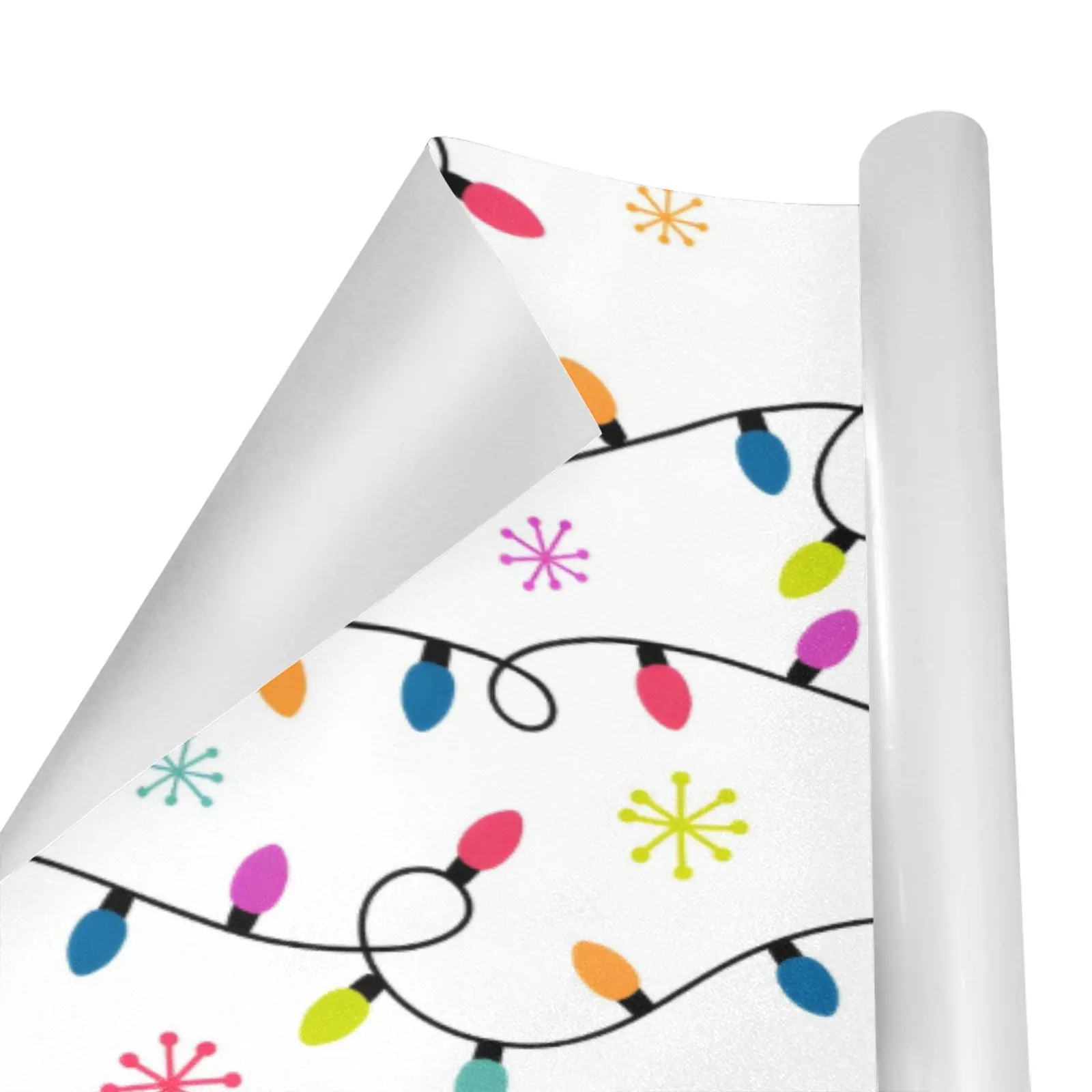 Christmas Wrapping Paper | Holiday Gift Wrap | Lighted 58" x 23" (1–5 Rolls) - Image 2