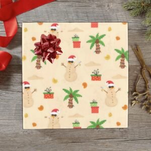 Christmas Wrapping Paper | Holiday Gift Wrap | Miami 58" x 23" (1–5 Rolls)