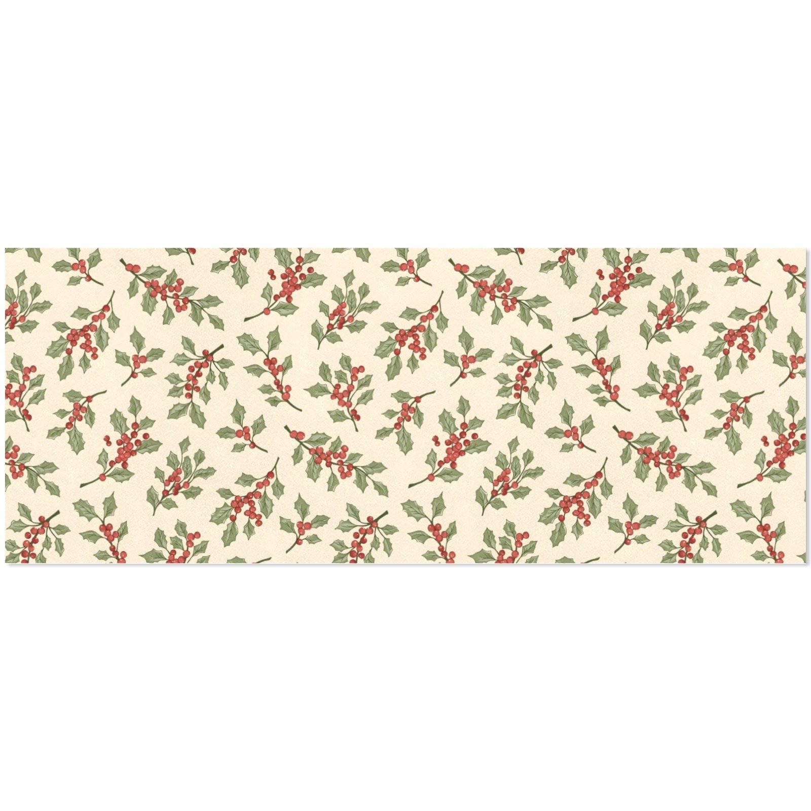 Christmas Wrapping Paper | Holiday Gift Wrap | Berries 58" x 23" (1–5 Rolls) - Image 4