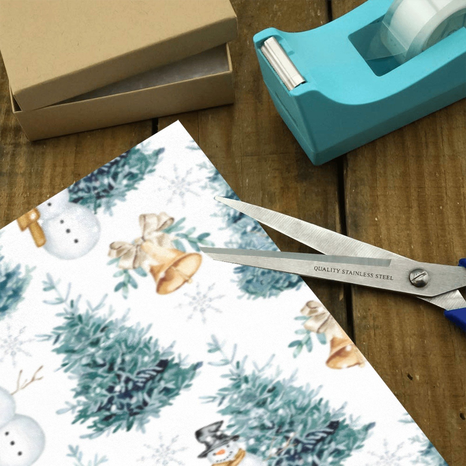 Christmas Wrapping Paper | Holiday Gift Wrap | Twigs 58" x 23" (1–5 Rolls) - Image 3