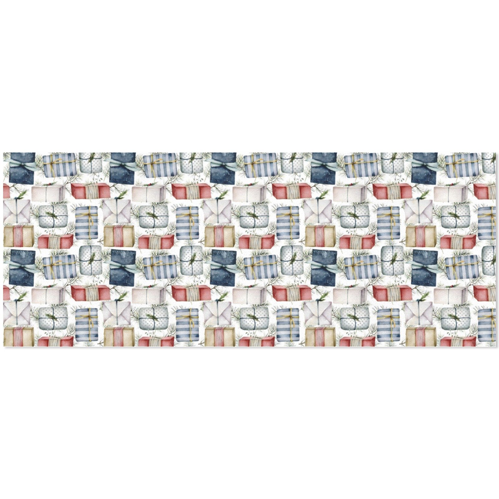 Christmas Wrapping Paper | Holiday Gift Wrap | Antique Gifts 58" x 23" (1–5 Rolls) - Image 4