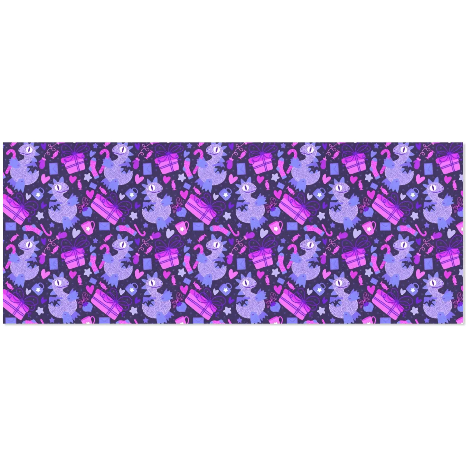 Christmas Wrapping Paper | Holiday Gift Wrap | Dino 58" x 23" (1–5 Rolls) - Image 4