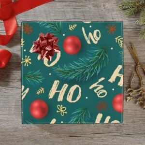 Christmas Wrapping Paper | Holiday Gift Wrap | Holly Day 58" x 23" (1–5 Rolls)