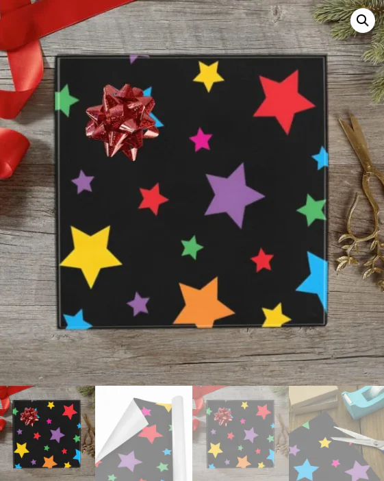 Christmas Wrapping Paper | Holiday Gift Wrap | Allstar 58" x 23" (1–5 Rolls) - Image 5