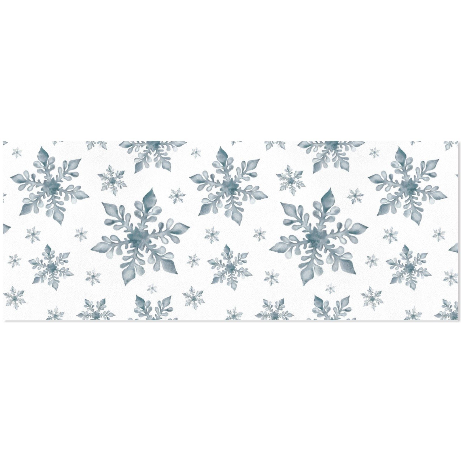 Christmas Wrapping Paper | Holiday Gift Wrap | Stencil Flakes 58" x 23" (1–5 Rolls) - Image 4