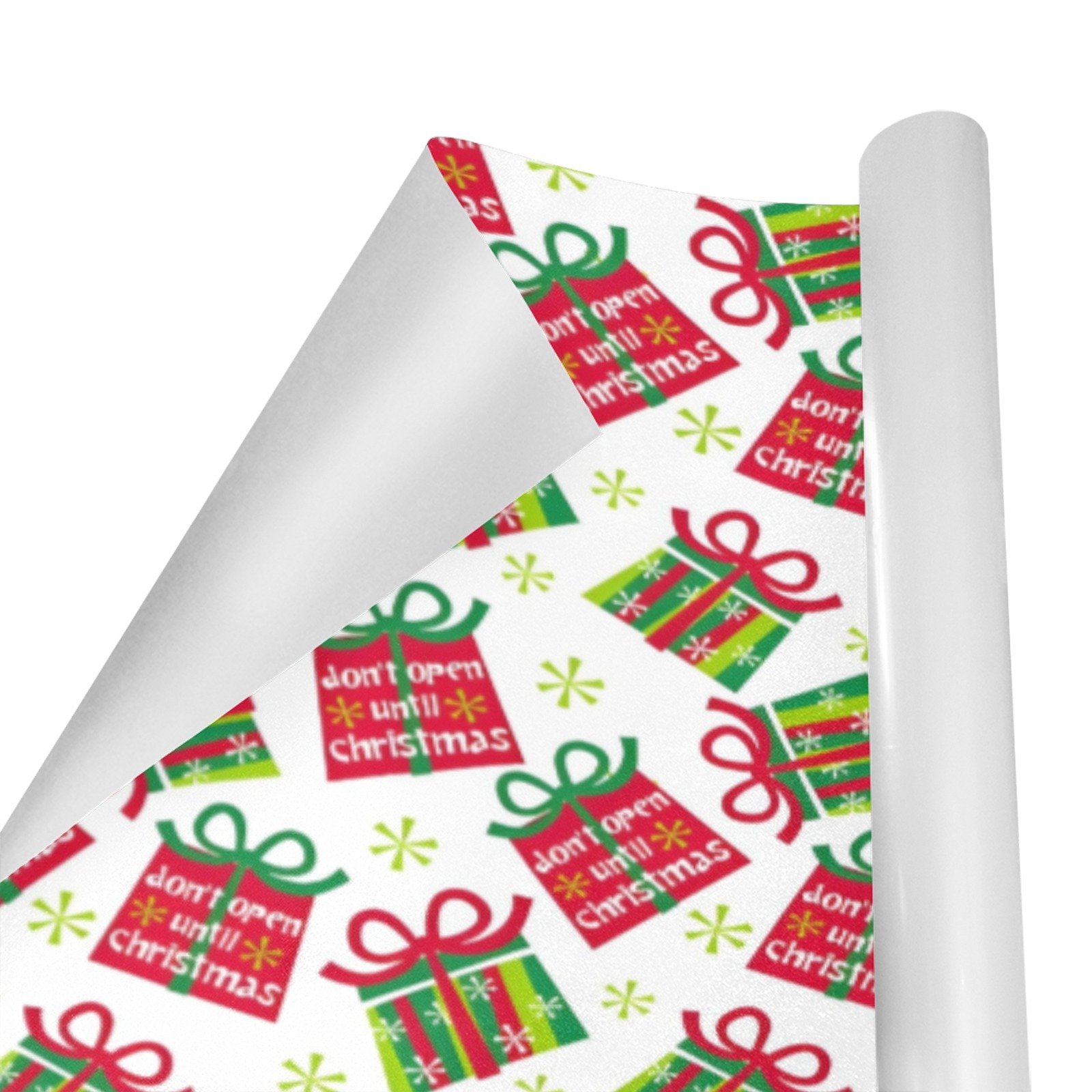 Christmas Wrapping Paper | Holiday Gift Wrap | Until Xmas 58" x 23" (1–5 Rolls) - Image 2