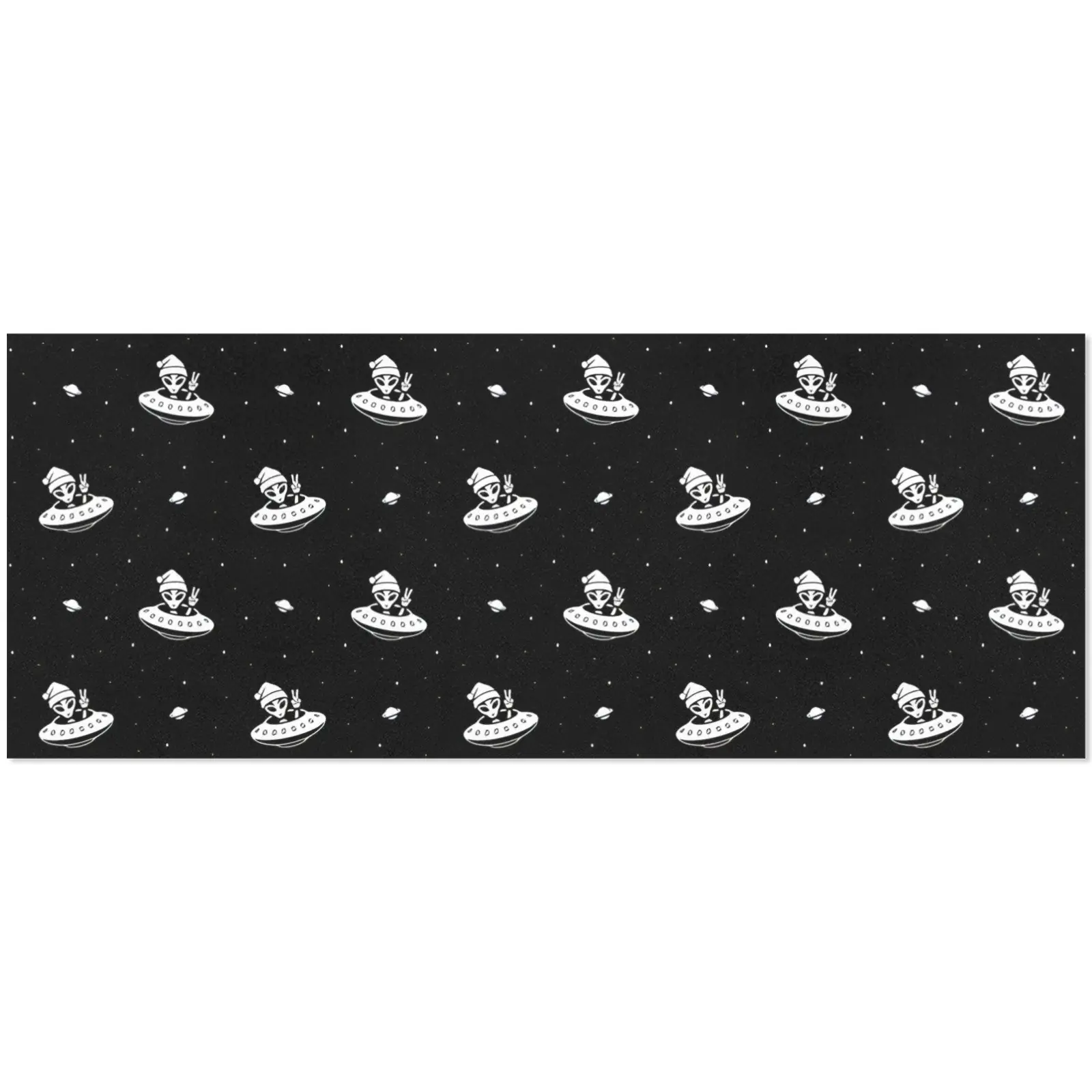 Wrapping
  Paper Gift Wrap – Alien Santa Hat B/W – 1, 2, 3, 4 or 5 Rolls - Image 4