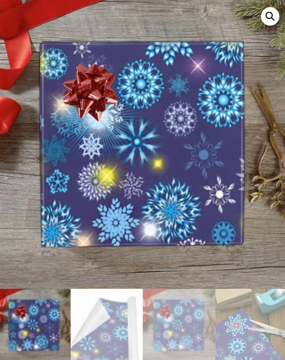Christmas Wrapping Paper | Holiday Gift Wrap | Galactic 58" x 23" (1–5 Rolls) - Image 5